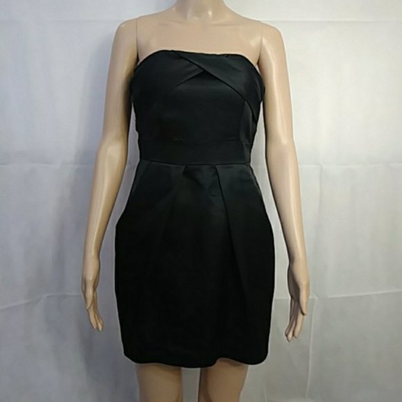 BCBGeneration Black Strapless Dress *with POCKETS* Size 0 - Picture 4 of 15
